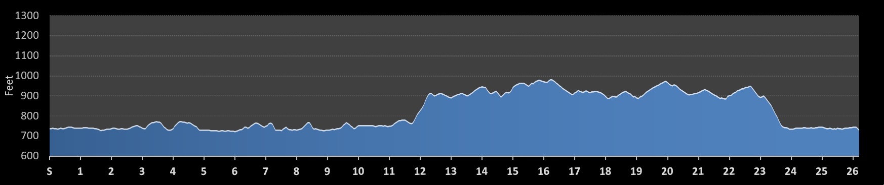 Pittsburgh Marathon Elevation Profile